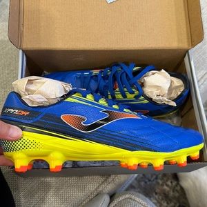 Blue Joma soccer cleats